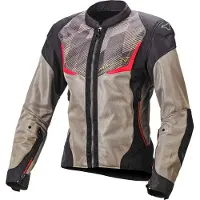 Sonstiges Macna Orcano dames motortextiljas, zwart/bruin, maat XL