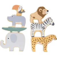 Small Foot - Houten Safaridieren Balansspel, 7dlg.