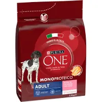Purina One Monoproteïne, droogvoer voor volwassen honden, met kip, 2,5 kg