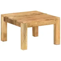 vidaXL Salontafel 55x55x35 cm massief mangohout