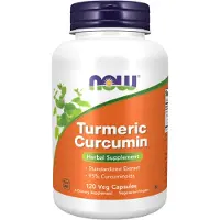 Now Kurkuma Curcumine (120 Capsules) - kruiden-en-planten, kurkuma - kurkuma