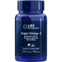Life Extension - Super Omega-3 EPA/DHA met Sesamlignanen en Olijfextract - 240 Softgels