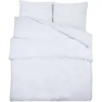vidaXL Beddengoedset, wit, 140x200 cm, katoen