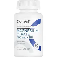 OstroVit Magnesiumcitraat 400 mg + B6 90 tabletten.Grootte:90 Tabletten