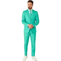 Opposuits Trendy Turquoise Kostuum | Groen | Maat 46