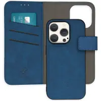 IMoshion Uitneembare 2-in-1 Luxe Bookcase voor de Apple iPhone 15 Pro - Blauw