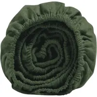 Yumeko Hoeslaken Flanel 180x200 Groen - Eco, Bio & Fairtrade
