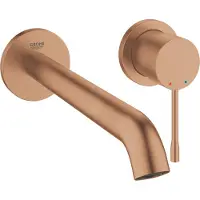GROHE Essence Wastafelkraan Inbouw - uitloop 23cm - L-size - brushed warm sunset (koper) 29193DL1