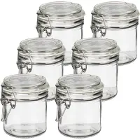 Vivalto Voorraadpotten/bewaarpotten - 10x - Tarro - 250 ml - glas - beugelsluiting - D11 x H10 cm