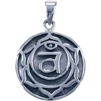 MOOYE ® - Collectie Zilveren Chakra Heiligbeen ketting hanger