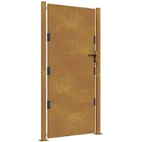vidaXL Poort 100x175 cm cortenstaal