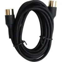 Cavus 8-pins DIN Powerlink PL8 kabel voor B&O / zwart - 0,50 meter