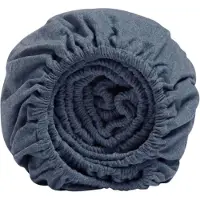 Yumeko Hoeslaken Flanel 200x200 Blauw - Eco, Bio & Fairtrade
