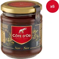 Côte d'Or Chocolade Smeerpasta noir - puur - 300g x 6