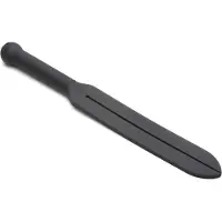 XR Brands AH076-BLACK - Stung Silicone Tawse - Black