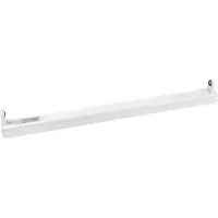 BES LED LED TL Armatuur T8 - Aigi Dybolo - 60cm Enkel - IP20 - Mat Wit - Staal