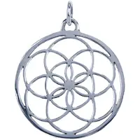 MOOYE ® - Collectie Zilveren Levenszaad ketting hanger