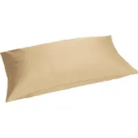 Yumeko Kussensloop Katoensatijn 40x80 Beige - Eco, Bio & Fairtrade