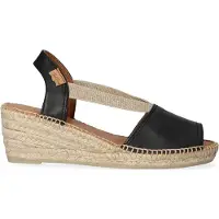 Toni pons Teide-P Dames Espadrilles Negre