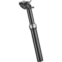Kind Shock Dropzone External Passage Telescopische Zadelpen Zwart (Zonder Controle) || Maat: 30.9 x 300 x 75