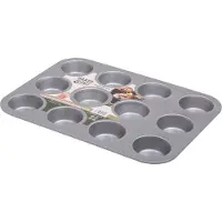 Wham muffinbakvorm Baker & Salt 39,5 x 30 cm carbonstaal zilver