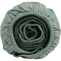 Yumeko Kinderhoeslaken Percal Katoen 70x150 Groen - Eco, Bio & Fairtrade
