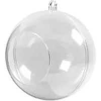Packlinq Deco ballen met opening, d 8 cm, gatgrootte 4,5 cm, 5 stuk/ 1 doos