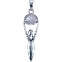 MOOYE ® - Collectie Zilveren Gaia met schelp ketting hanger