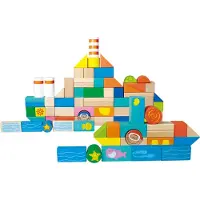 Small Foot Houten bouwstenen onderwaterwereld