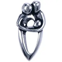 MOOYE ® - Collectie Zilveren Ouders met baby ketting hanger