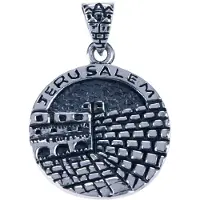 MOOYE ® - Collectie Zilveren Klaagmuur - Westmuur jeruzalem ketting hanger