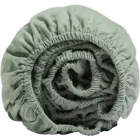Yumeko Hoeslaken Flanel 180x200 Groen - Eco, Bio & Fairtrade