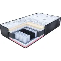 FDM COMFORT Matras 80x200 cm - Hoogte 25 cm H3 - Multi Pocketvering Matrassen - Dubbelzijdig - 7 zones - Antiallergisch