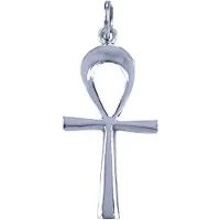 MOOYE ® - Collectie Zilveren Ankh ketting hanger - middel