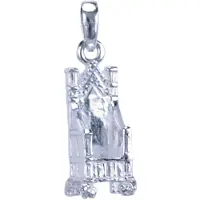 MOOYE ® - Collectie Zilveren Troon ketting hanger