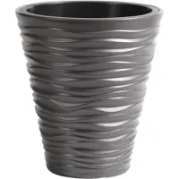 Prosperplast Bloempot Buiten Rond Sand 30cm STEENGRIJS Prosperplast