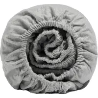 Yumeko Hoeslaken Flanel 140x200 Grijs - Eco, Bio & Fairtrade