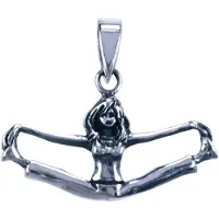 MOOYE ® - Collectie Zilveren Yoga ketting hanger - gespreid