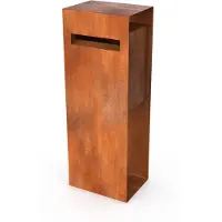 Geroba Brievenbus Verma Cortenstaal Cortenstaal