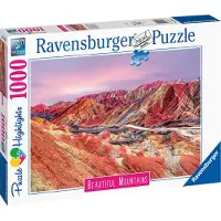 Ravensburger puzzel Regenboogbergen, China - Legpuzzel - 1000 stukjes