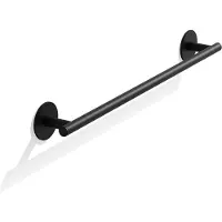 DECOR WALTHER Handdoekstang Basic 50 cm Zelfklevend Black Matt