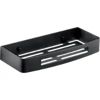 Gedy Smart doucheplank 300x45x128 mm, zwart mat