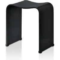 DECOR WALTHER Badkamerbankje DW 80 Zwart 40 cm