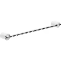 DECOR WALTHER Handdoekstang Stone Mat Wit Chrome 60 cm