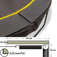 Magic Jump Trampoline Rand Black 183 cm
