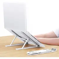 Peachy Opvouwbare Laptopstandaard verstelbaar in 7 standen Laptophouder - Wit