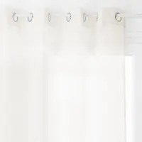 Atmosphera Moly Gordijn 135x240cm - Kant en klaar met ringen - Ivoor