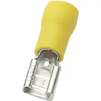 Oem Marine Female Spade Terminal 6.3 Mm 100 Units Zilver 2.5-6 mm2