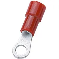 Elematic Ring kabelschoen (m) - 6,0mm (M6) / rood (100 stuks)
