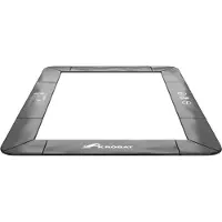 Akrobat Trampoline Rand Rechthoekig Flat To The Ground Primus 305x183 cm Zwart